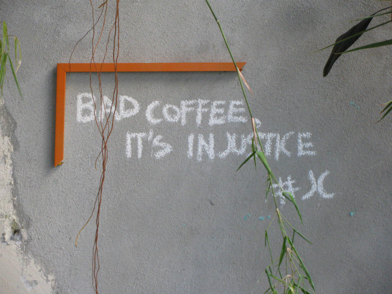 bad coffee