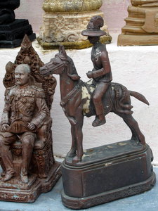 King Rama V on horseback