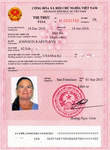 Vietnam Visa  Dec 2015