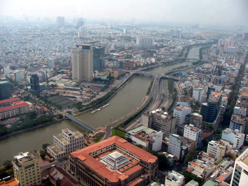 Saigon River from above
