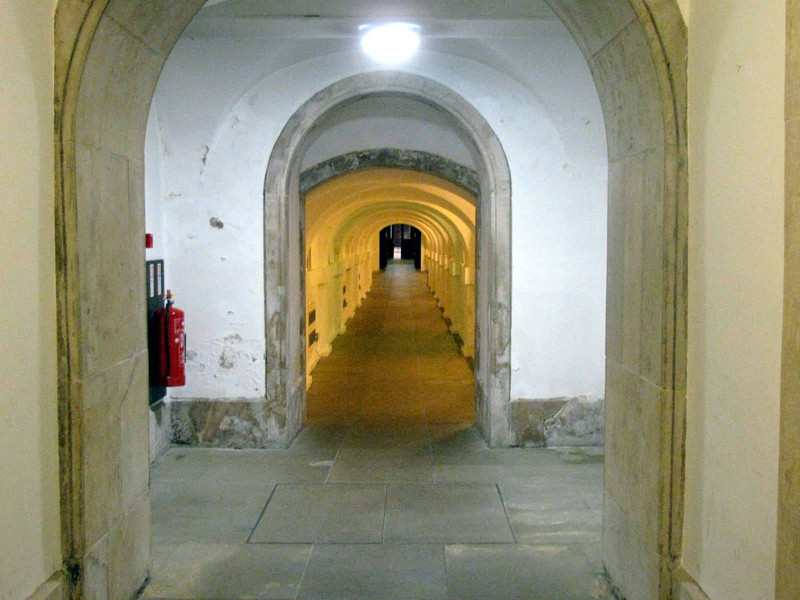 tunnel between the Painted Hall and the Chapel