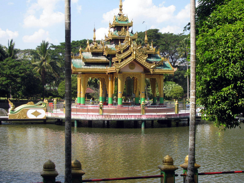 pagoda in lake