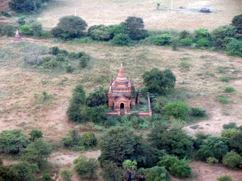 stupa in the firld