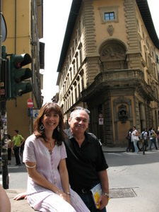 En una calle de Florencia
