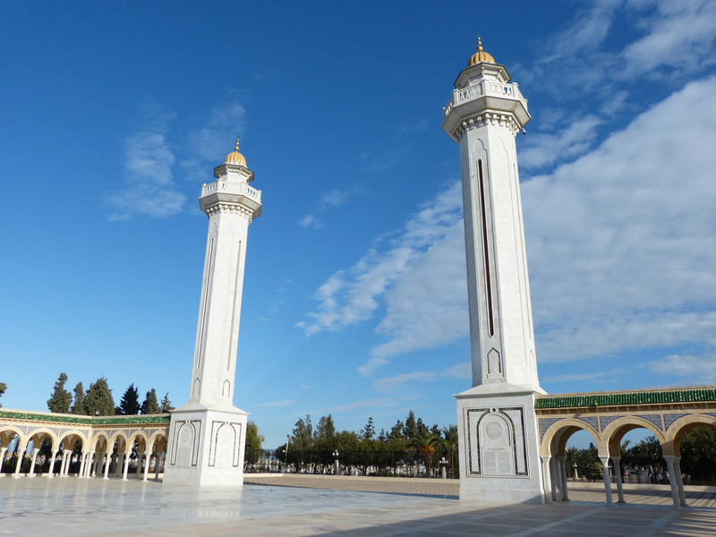 Entrance to Habib Bourgiba mausoleum