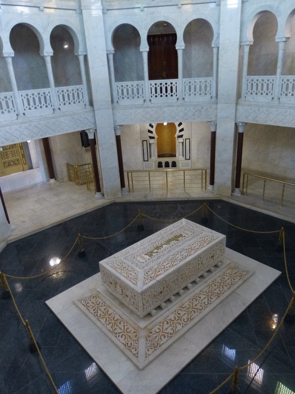 Inside Habib Bourgiba mausoleum
