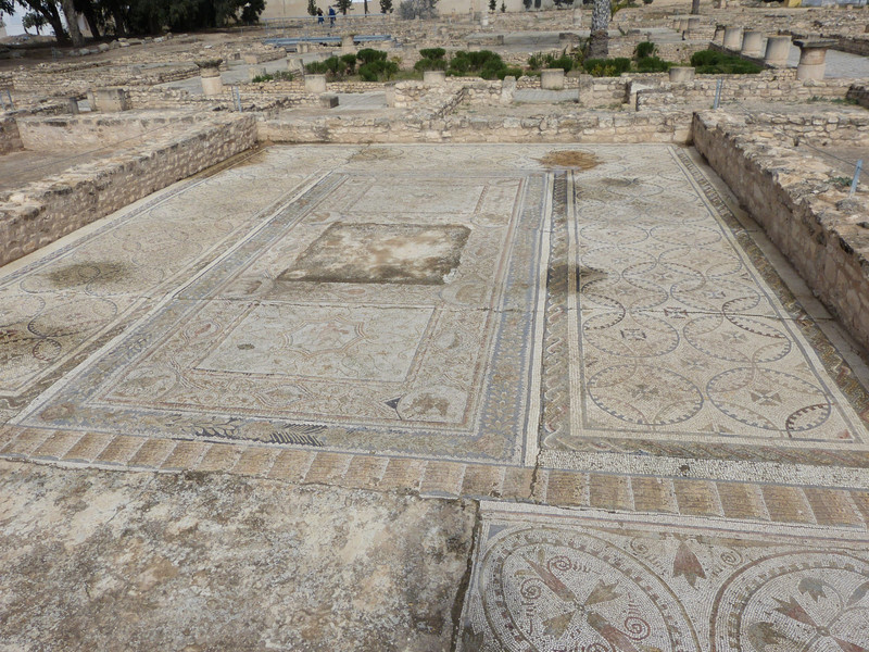 Ruins with mosaics