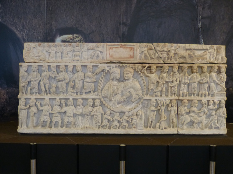 An important piece - stone sarcophagus