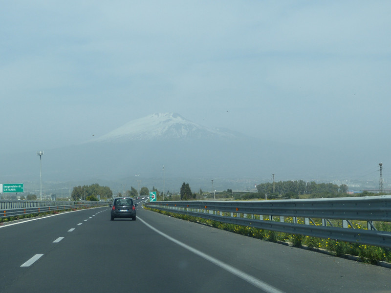 Etna on the drive to Catania