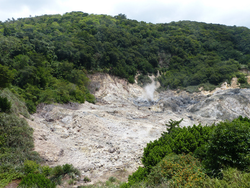 Sulphur Springs active volcanic area