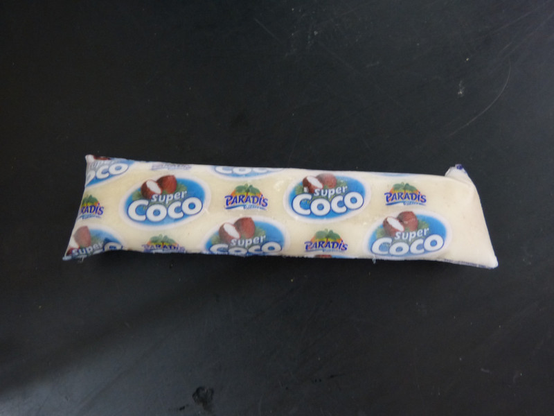 Yummy coconut ice pop