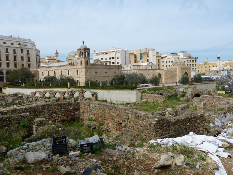 Ruins near St George Maronite Cathedral