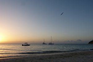 Sunset in Dickenson Bay