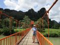 Bridge to Tham Chang Cave