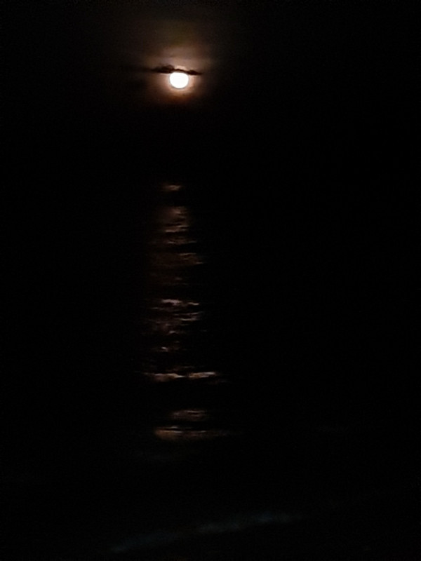Full moon on the water 