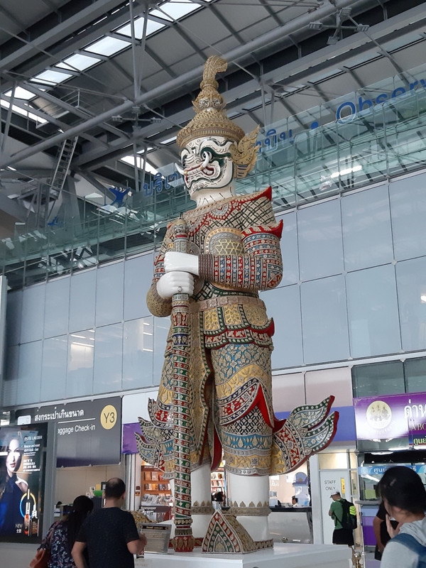 Airport Thai God Statue