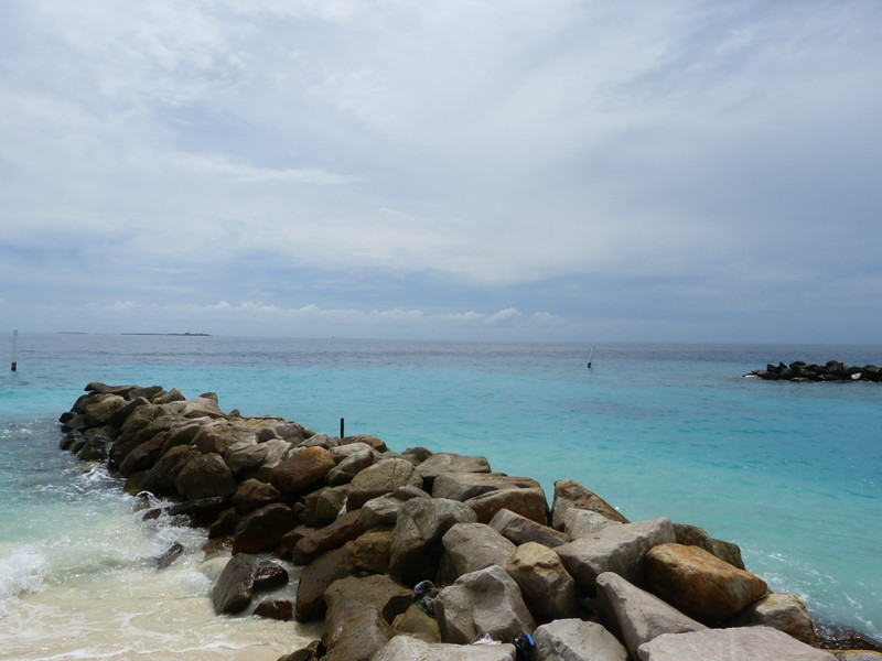 Near the jetty