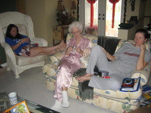 Jamie, Grandma, and Jackie