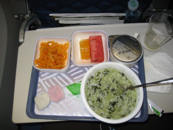 Korean Airline meal