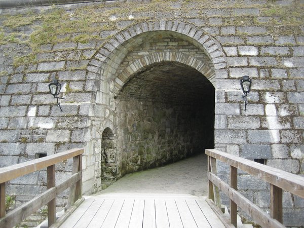 Entryway to castle grounds