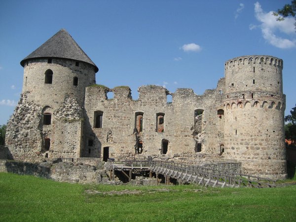 Cesis castle ruins