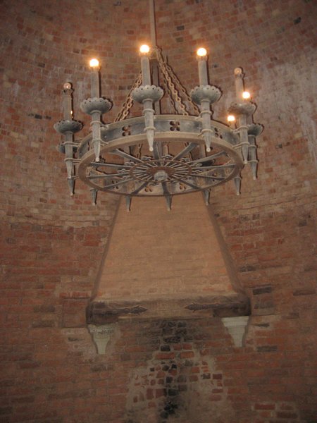 Inside tower