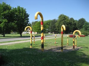 A park dedicated to walking sticks