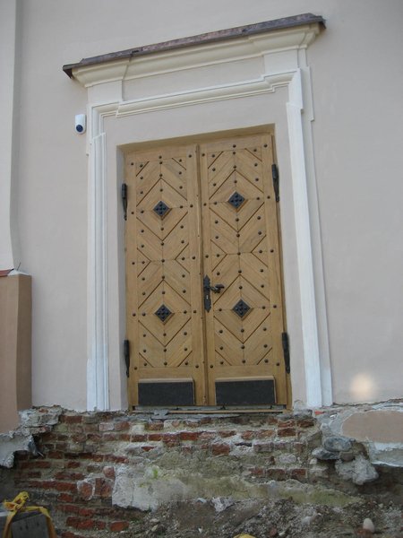 Church door with no steps