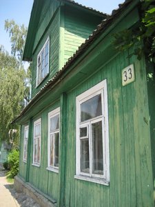 Wooden house in Trakai