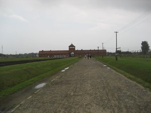 Walk back in Birkenau