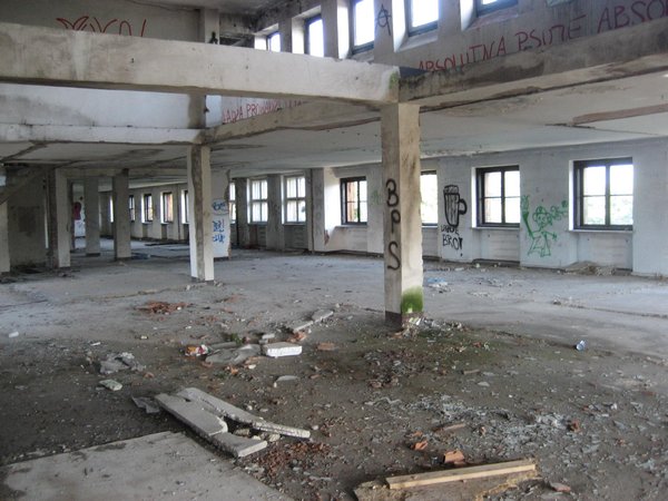 Empty factory