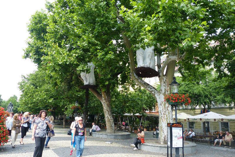 Tree statues