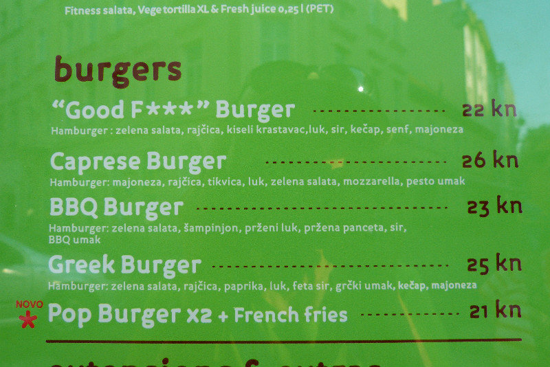 Good F#*& burger!