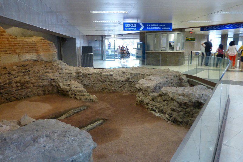 Ruins in the subway