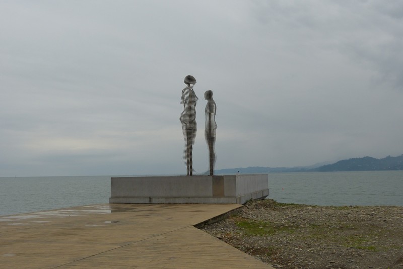 Man and woman statue