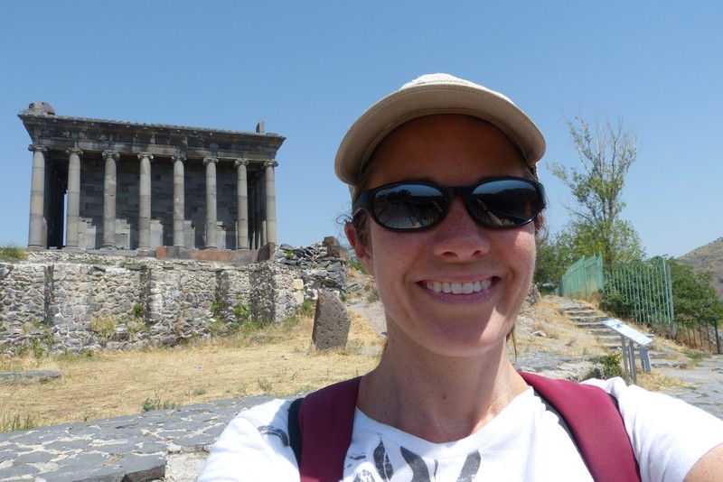 Me and the back of Garni temple