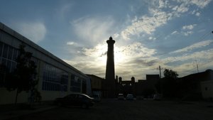 Minaret at sunset