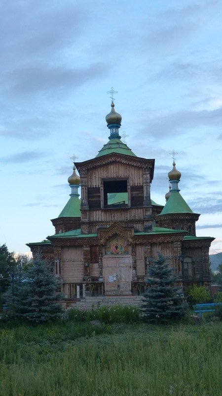 Church in Karakol - the only one I've seen these past weeks