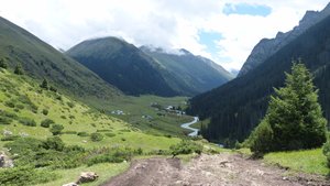 View into Altyn-Arashan
