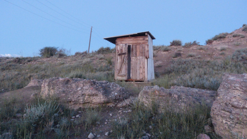 My last outhouse of the trip