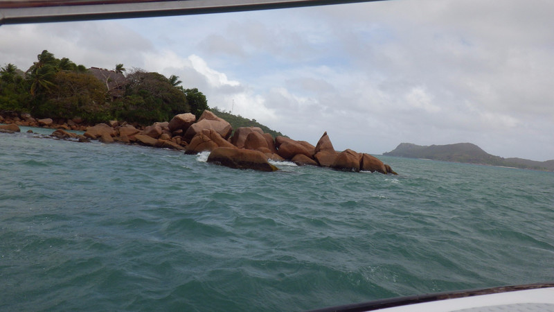 A view of the island from the boat