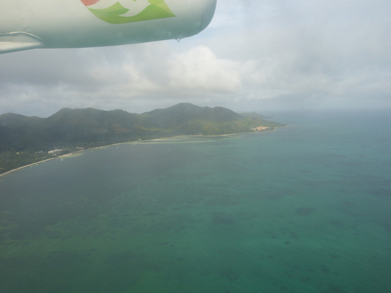 From the flight to Mahe