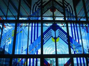 Stained glass windows of Te Papa Museum