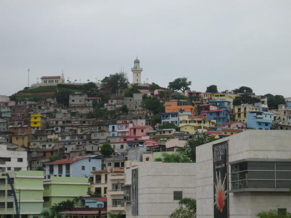 Colorful hillsides of Guayaquil