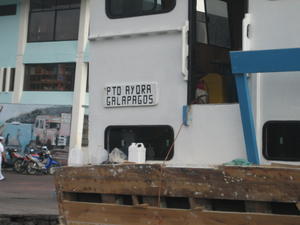 Docking at Puerto Ayora