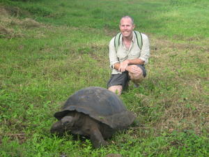 Jason at the Tortoise Reserve