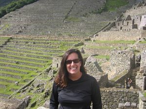 Katie enjoying Machu Picchu