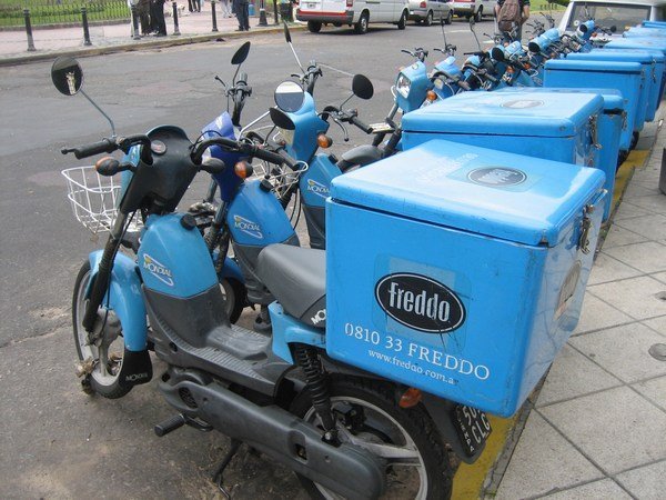 Jackie's fantasy vehicle - ice cream mopeds!