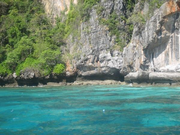 Lovely green water @ Pi-Leh Bay