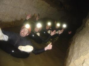 Waitomo caving & tubing